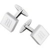 Personalized Stainless Steel Engraved Square Cuff Links