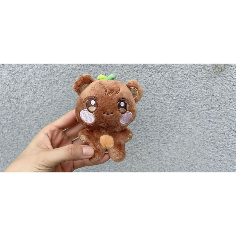 Kpop ATEEZ X ANITEEZ Plush Keychain, Plush Doll JJONGbear Cartoon