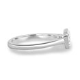 thumbnail image 3 of 2.00Ct Emerald Cut Moissanite East West Bezel Solitaire Engagement Ring, 10K White Gold, US 10.5, 3 of 8