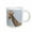 White, variant on 3drose, Namibia, Etosha Np, Klein Namutoni Waterhole. Portrait of a Giraffe., 15oz Mug