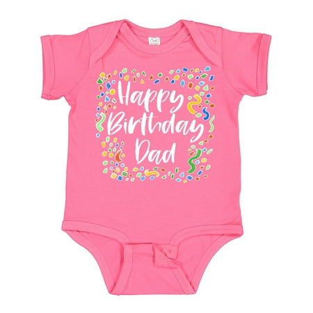 

Inktastic Happy Birthday Dad Gift Baby Boy or Baby Girl Bodysuit