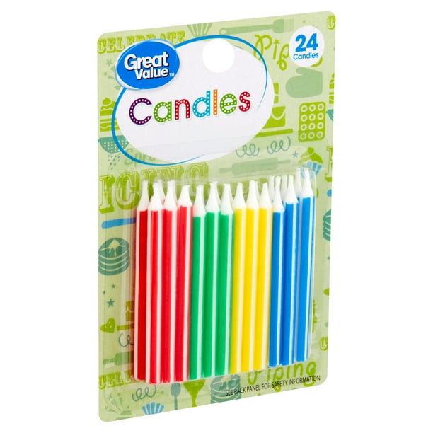 Great Value Candles, 24 count