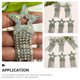 thumbnail image 3 of unbranded 2Ud Parches De Con Rhinestones Para Planchar De Y Accesorios Multicolor, 3 of 7