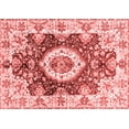 thumbnail image 1 of Ahgly Company Machine Washable Indoor Rectangle Abstract Red Modern Area Rugs, 2' x 4', 1 of 4