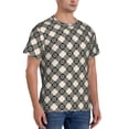 thumbnail image 5 of Rocae Daisy Plaid Black for Men's Moisture-Wicking Crew Tee - T-Shirt for Sports, Outdoor Activities, and Casual WearX-Large, 5 of 9