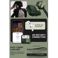thumbnail image 6 of i-Blason for Apple AirPods 4 Case Cover MagSafe, [Magnetic Automatic Lock] [MagSafe Wireless Charging], Military Protective Case with Lanyard for Apple AirPods 4th Generation, Matrix Series (Guldan), 6 of 8