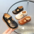 thumbnail image 3 of Zapatos de cuero negros para hombres y mujeres, zapatos pequeños de cuero para primavera, zapatos de princesa para niños, zapatos individuales pequeños de estilo universitario, 3 of 6