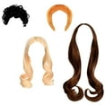 thumbnail image 2 of Porch Goose Costume Wigs Set for Porch Goose Decoration Porch Goose Synthetic Hair Accessories for Porch Goose Display Porch Goose Dress Up Kit Multicolor, 2 of 5