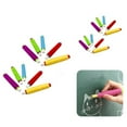 thumbnail image 1 of 10Pcs Chalk Holders Adjustable Prevent Breakage Dust-proof Writing Plastic Teacher Chalk Pen Clips for School, 1 of 8