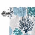 thumbnail image 3 of Window Valance for Kitchen,Classic Sea Blue Coral Rod Pocket Curtain Valances Short Curtains Drapes Panel,Abstract Marine Life Scenery Window Treatment Topper for Living Room Bathroom Bedroom Home, 3 of 9