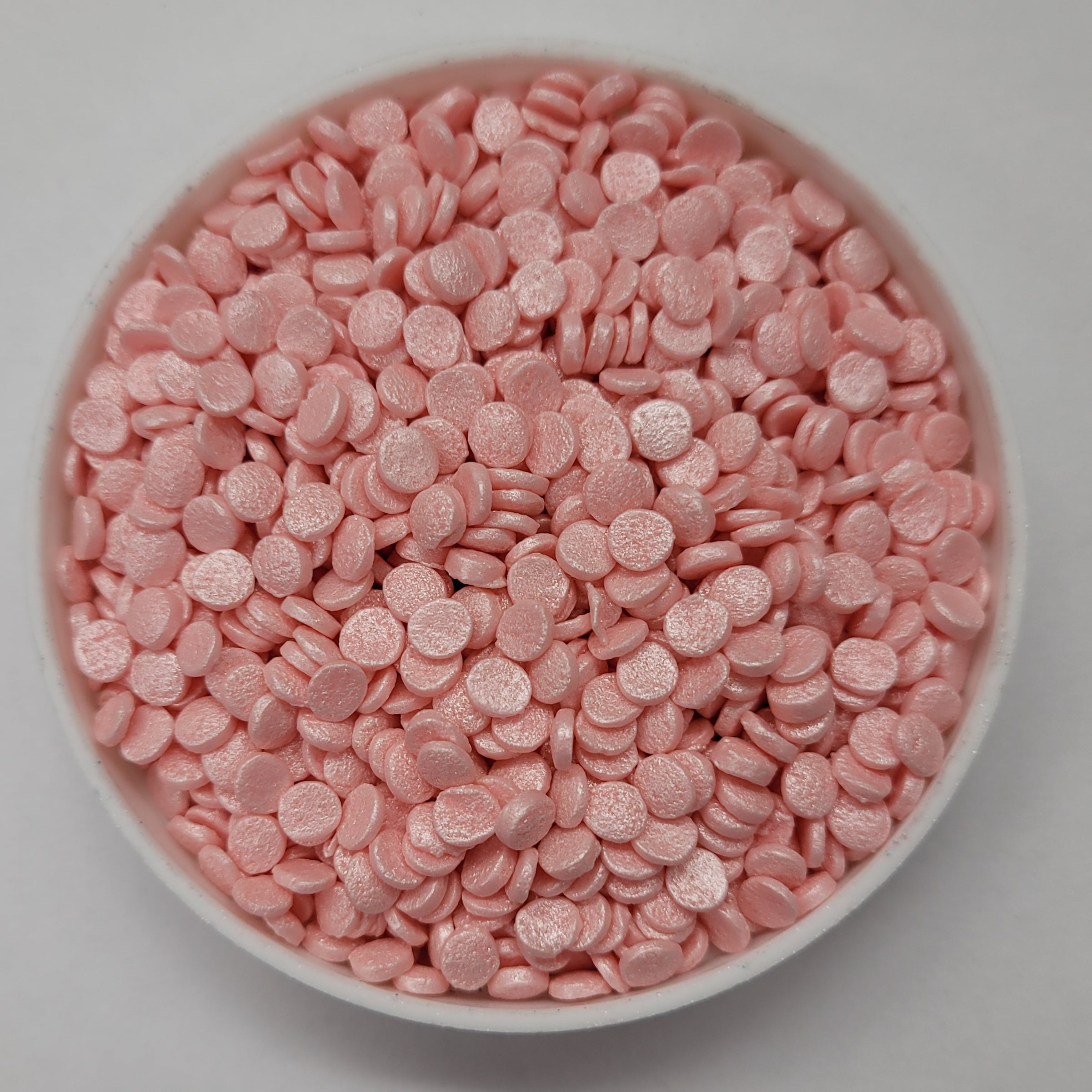 Baby Pink Edible Sequin Confetti Quins Sprinkles 4 Ounces