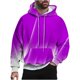 thumbnail image 2 of Sudadera con capucha para hombre, estilo casual, con cuello redondo, estampado, manga larga, blusa de poliéster, 2 of 5