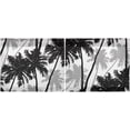 thumbnail image 3 of Palm Tree Kitchen Curtains 2 Panels UV Protected Tier Curtains, Half Window Curtains Kitchen Tiers for Guest Room Bathroom Sink Laundry Room Basement,24"x27", 3 of 7