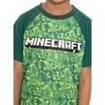 thumbnail image 4 of Minecraft Boys Active Printed Short Sleeve Tee and Matching Shorts, 2-Piece Set, Sizes 4-16, 4 of 9