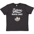 thumbnail image 3 of Inktastic Future Mountain Climber Hiking Youth T-Shirt, 3 of 5