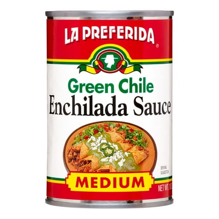 (4 Pack) WATER, GREEN CHILES, TOMATILLOS, JALAPENOS, WHEAT FLOUR, VEGETABLE SHORTENING, SALT, (Best Canned Green Enchilada Sauce)