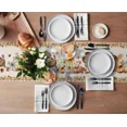 thumbnail image 4 of Thanksgiving Turkey Linen Table Runner Fall Pumpkin Maple Leaf Sunflower Table Runners Holiday Party Kitchen Dining Table r, 4 of 7