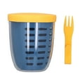 thumbnail image 2 of Portable Leakproof Fruit Draining Cup with Quick Drainage, Refrigerator Friendly Storage for Salad Camping, 2 of 7