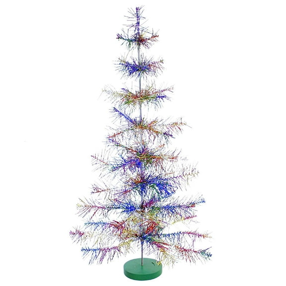 Cody Foster 37.00In Rainbow Mylar Tabletop Tree, Mylar, 3 Ft Pride Christmas Lbgtqia Ms2133lir