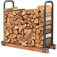 thumbnail image 1 of Heavy Duty Firewood Racks Adjustable Length Log Bracket Rack Holder, 1 of 7