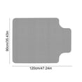 thumbnail image 3 of EGNMCR Bathroom Rugs Office Chair Mat For Hardwood Floor Under Desk Computer Rolling Chair Mat For Wood Tile Floor Non Slide Heavy Duty Desk Rug Polyester Hard Floor Protector Polyester floor mats, 3 of 6