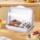 thumbnail image 1 of Caja para guardar pan, soporte para postres, transparente, multifuncional, organizador de tazas, soporte para secar botellas, ideal para fiestas, Pequeño, 1 of 10