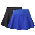 thumbnail image 3 of Women Athletic Quick-drying Workout Short Active Tennis Running Skirt With Built In Shorts, 3 of 6