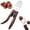 Brown, variant on Zoowood Chestnut Opener Nut Cracker Tool Manual Stainless Steel Walnut Peeler Lever Assisted Almond Cutter for Kitchen Camping Blue