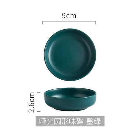 

Japanese Saucer Vinegar Saucer Soy Sauce Saucer Ceramic Sauce Saucer Household Dipping Snacks Dish Mini Seasoning Bowls