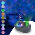 thumbnail image 4 of Enbrighten Tabletop Galaxy Projector Night Light with Soothing Sounds, 3.5 in, 4 in, 4 of 9
