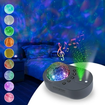 Enbrighten op Galaxy Projector Night Light with Soothing Sounds