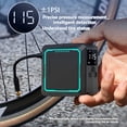 thumbnail image 5 of Mini Bomba de Aire para Bicicleta Eléctrica 150PSI Potente Compresor de Aire Pantalla de Presión Inflador de Neumáticos para Bicicleta de Motocicleta Negro Naranja, 5 of 5