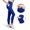 ROYAL BLUE, variant on Womens High Waist Leggings with 3 Pockets | Tummy Control Yoga Workout Pants | 7/8 Length