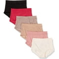 thumbnail image 2 of Warners® Blissful Benefits Dig-Free Comfort Waistband Microfiber Brief 6-Pack RS9046W, 2 of 5