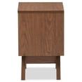 thumbnail image 4 of Home Square 2 Piece Engineered Wood 2-Drawer Nightstand Set in White/Walnut, 4 of 8
