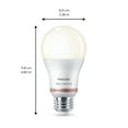 thumbnail image 4 of Philips Smart Wi-Fi Connected LED 60-Watt A19 Light Bulb, Frosted Soft White, Dimmable, E26 Base (1-Pack), 4 of 9