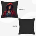 thumbnail image 6 of Set of 2 18x18in Throw Pillow Covers - Stylish Geometric Pattern Design for Couch Bed and Car - Soft and Durable Cushion Cases, 6 of 8