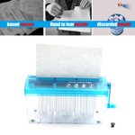 MINI Shredder, Easy Carry A4 Office Supplies Manual Shredder, For Office Study