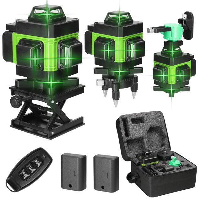 Abody Multifunctional 4D 16 Lines Level 3° Self-leveling Machine USB Rechargeable Lithium Battery Leveling Tool with Vertical Horizontal Tilt Lines
