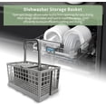 thumbnail image 3 of FRTDNE Universal Dishwasher Silverware Cutlery Basket, Dishwasher Utensil Basket for utensils Compatible with most brands- GE, Whirlpool, Samsung, BOSCH, Maytag, Kenmore, KitchenAid, 3 of 7