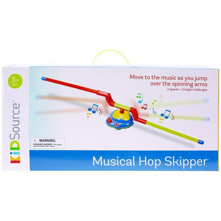 Musical Hop Skipper - Spinning Musical Toy for Active Indoor or Outdoor Jumping Play - 3 Speeds and Height Challenges for Ages 3 Years Old and Up, KIDS.., By