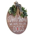 thumbnail image 3 of Farmhouse WreathDoor Hanging Sign Composite Front Door Sign Front Door Decorations Hanging Tried and Trusted, 3 of 5