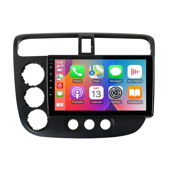 2 32G 9 inches Android 12 Car Stereo for Honda Civic 2000-2005 IPS Touchscreen Car Radio