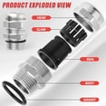 thumbnail image 4 of Portacables impermeable QCQIANG de acero inoxidable NPT1/2 8-12 mm, 4 of 7