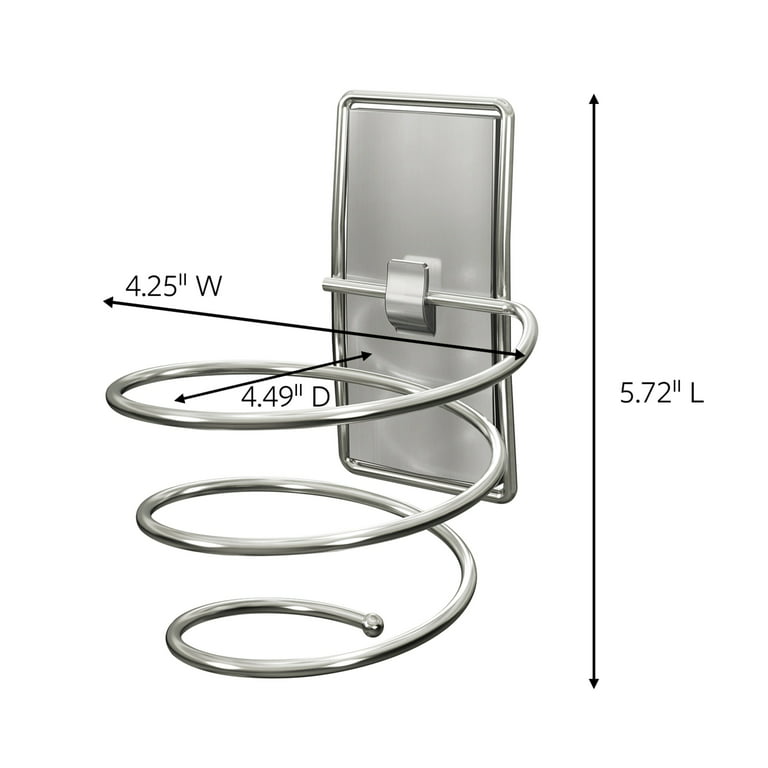 Command Satin Nickel Stainless Steel 1-Shelf Adhesive Bathtub Caddy  12.76-in x 4.22-in x 4.02-in in the Bathtub & Shower Caddies department at