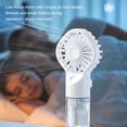thumbnail image 3 of Yuarrent Mini ventilador Enfriamiento Aerosol Viento resistente Interior Verano Alta velocidad USB Silencioso Humidificador al aire libre para Type2 NO2, 3 of 6