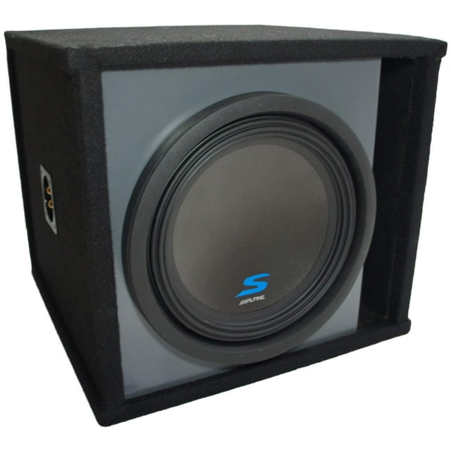 American Sound Connection Universal Car Stereo Paintable Ported 12" Alpine S-W12D4 Type S Car Audio Subwoofer Custom Sub Box Enclosure Package New