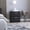 Black, variant on Two Drawers Black Chequered Nightstand / Assemble - required for Quick Installation