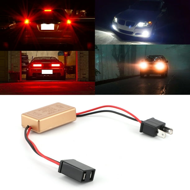 Caja De Controlador De Luz Estroboscópica, Intermitente, Enchufe H7 Para Faros LED, Luces Antiniebla, Lámparas Pequeñas