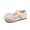 Pink, variant on Toddler Dress Shoes Baby Mary Jane Flat for Girls with Bowknot Cotton Princess Dress Crib Wedding Shoes, Beige